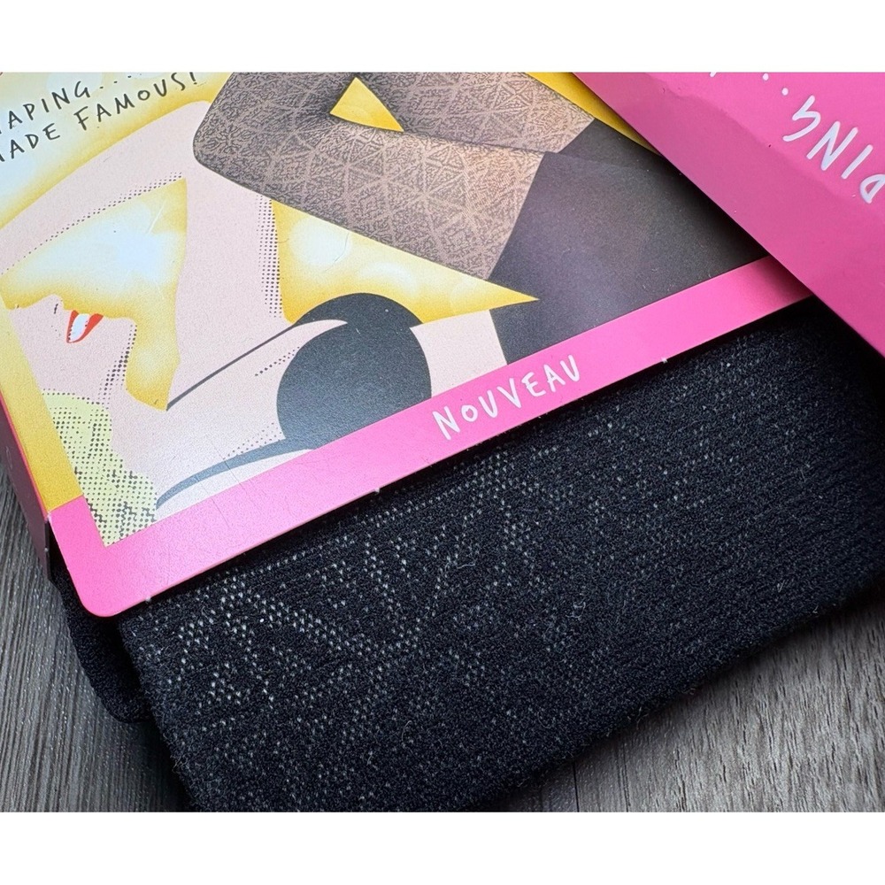 Spanx Star Power Black Center Stage Patterned Shaping Tights Size C New Lot Of 3 - Picture 4 of 4